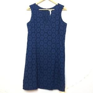 Hatley Navy Blue Floral Embroidered Dress